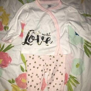 footed newborn outfit!